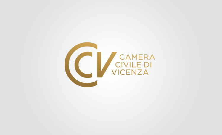 Progettazione logo per Camera Civile di Vicenza, graphic design